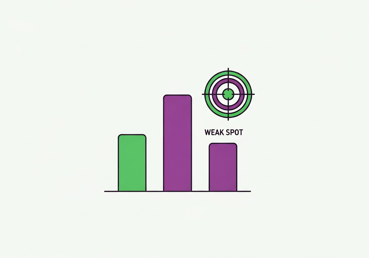 Pinpoint Weak Spots